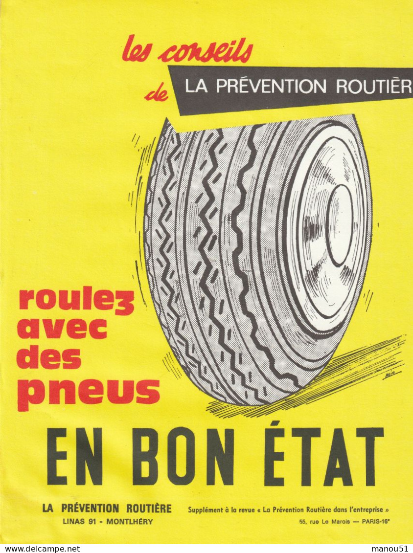Lot De 6 Affichettes : Conseils De La Prévention Routière - Afiches