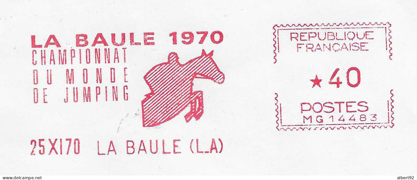 1970 EMA "Championnat Du Monde De Jumping" à La Baule (N° MG 14483) - Hippisme