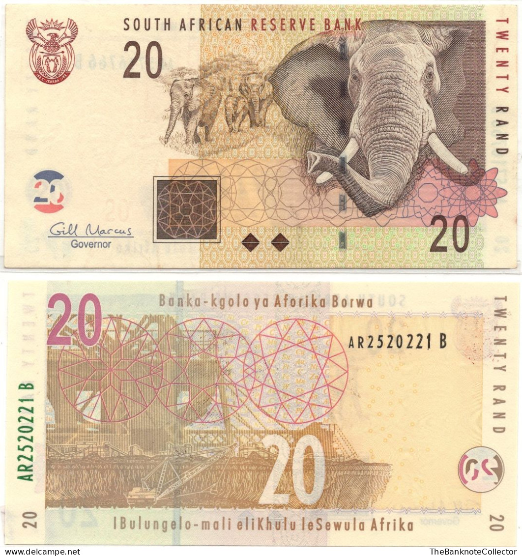 South Africa 20 Rands ND 2005 P-129 UNC - Suráfrica