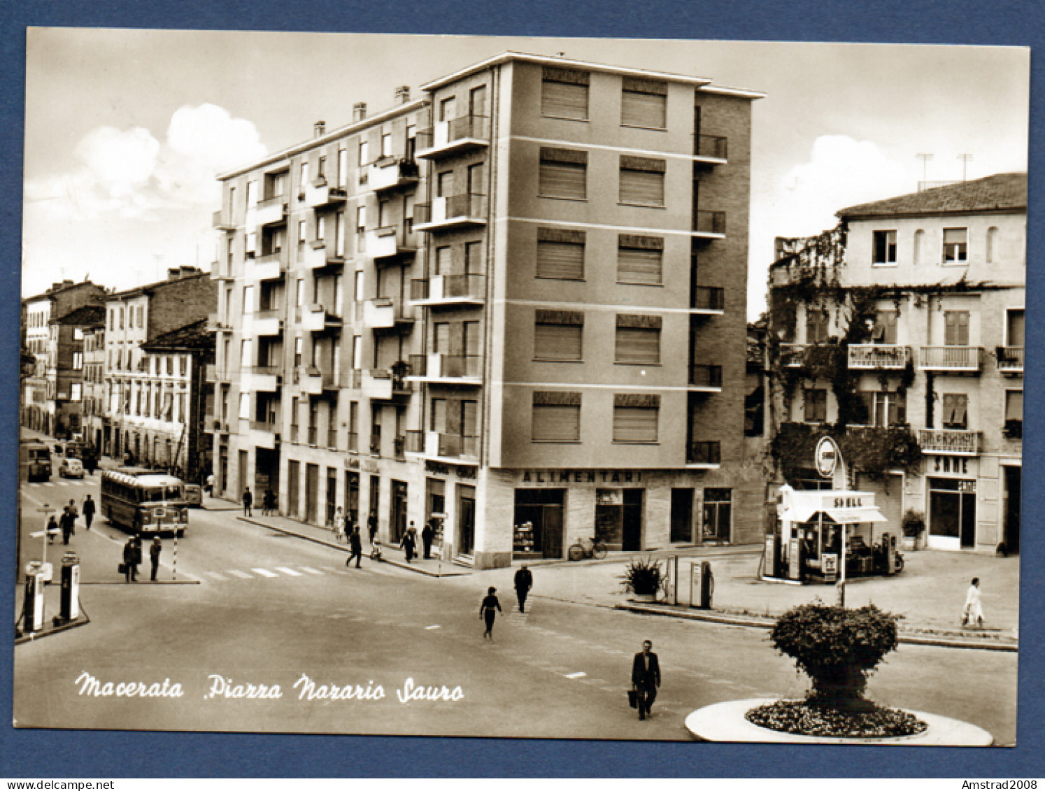 1961 -  MACERATA - PIAZZA NAZARIO SAURO - ITALIE - Macerata