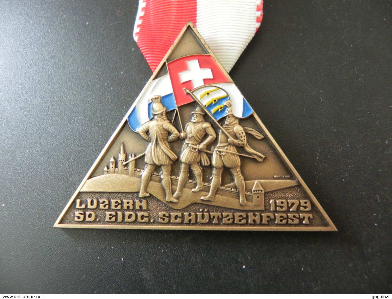 Shooting Medal - Medaille Schweiz Suisse Switzerland - Eidg. Schützenfest Luzern 1979 - Autres & Non Classés