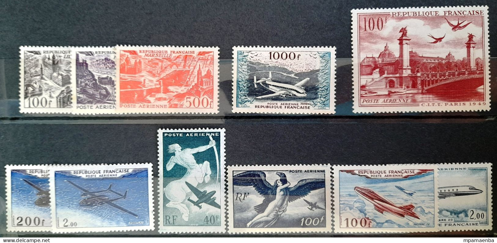 Poste Aérienne, Lot De Timbres Neuf * * (MNH) Cote : 260 Euros - 1927-1959 Mint/hinged