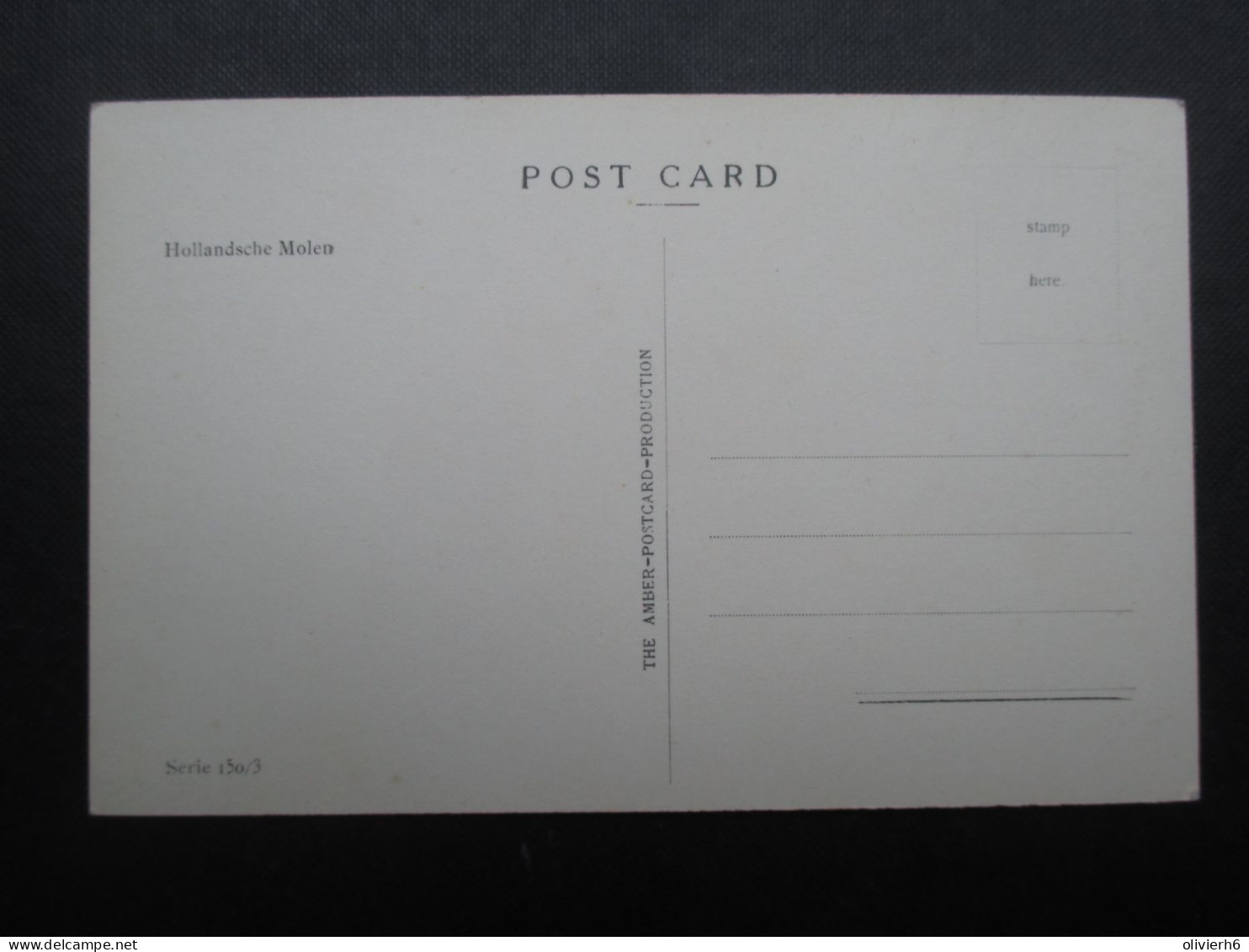 CP PAYS_BAS (M2115C) HOLLANDSCHEMOLEN MOLEN (2 Vues) MOLEN - Edam