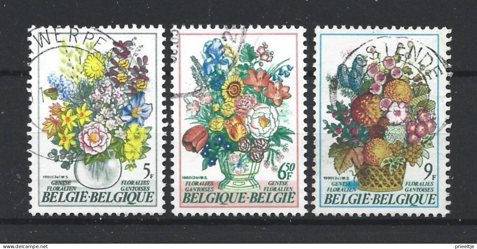 Belgie 1980 Flowers OCB 1966/1968 (0) - Used Stamps