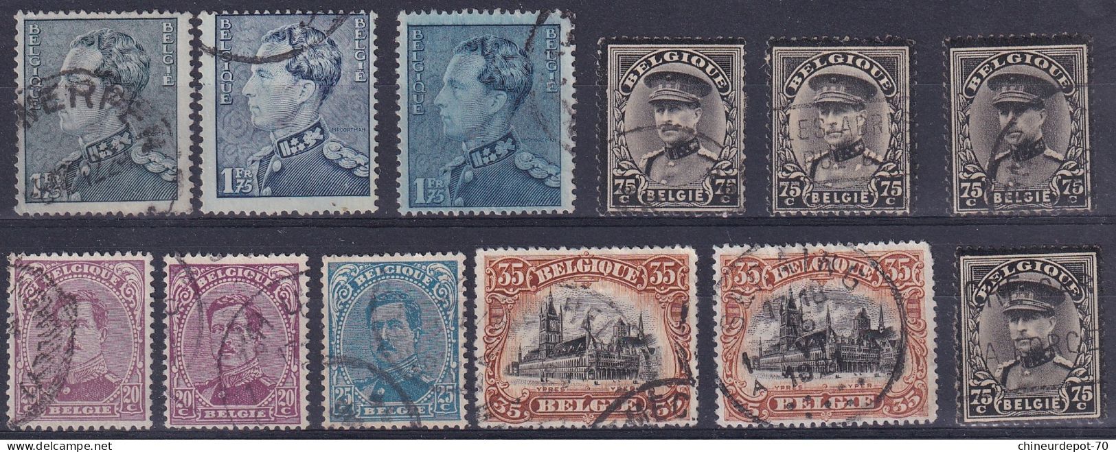 NON Classés Belge Roi - Used Stamps