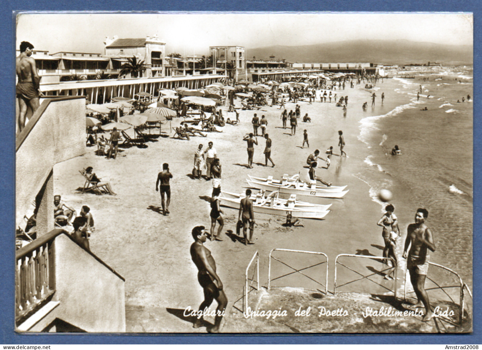 1962 - CAGLIARI - SPIAGGIA DEL POETTO - STABILIMENTO LIDO - ITALIE - Cagliari