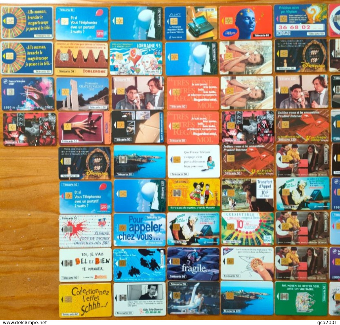 LOT / COLLECTION DE 103 TELECARTES PUBLIQUES FRANCE DIFERENTES DE 1995 - 1995