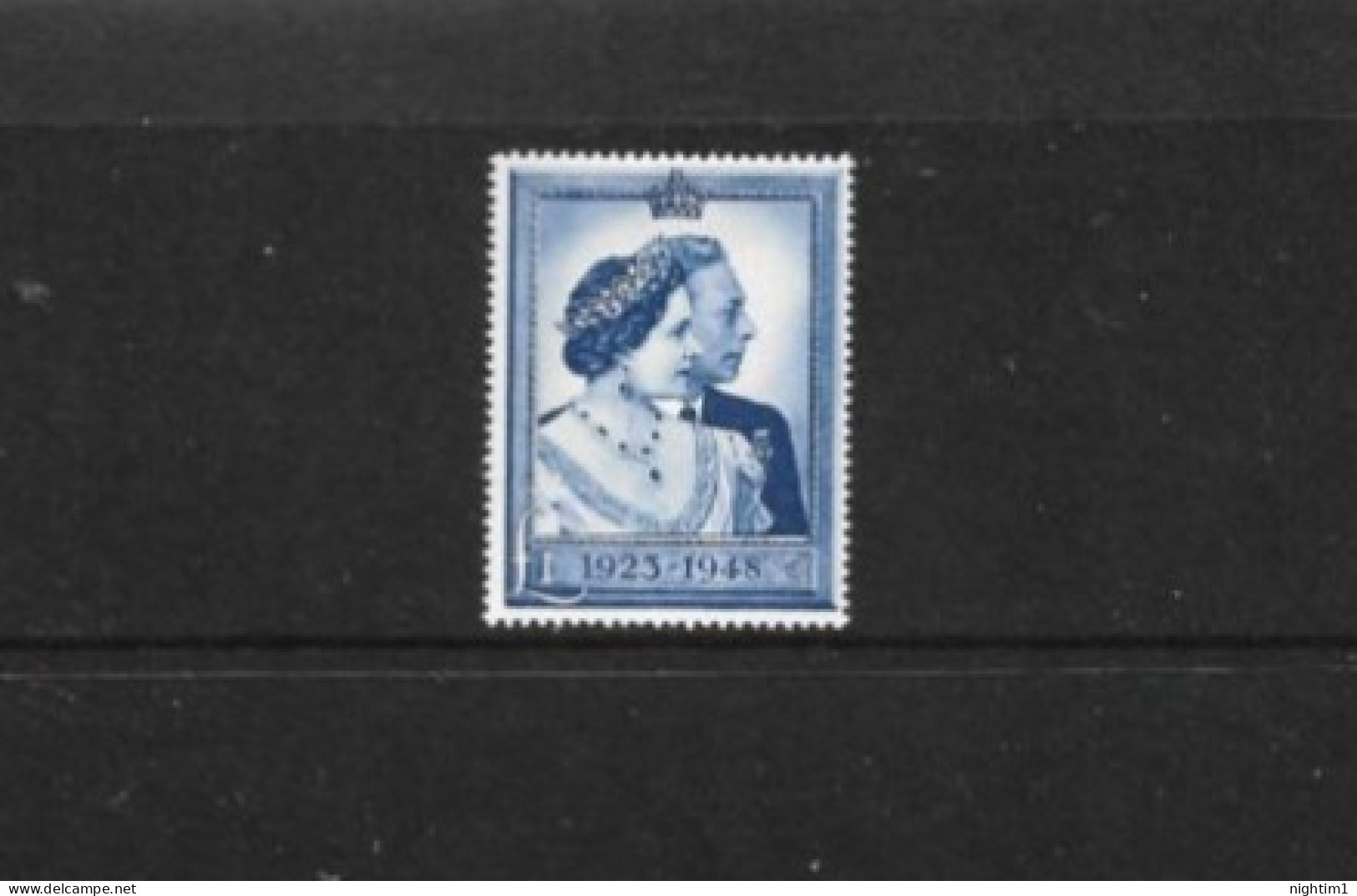 GREAT BRITAIN COLLECTION.  GEORGE VI 1948 £1 SILVER WEDDING. UNMOUNTED MINT. - Unused Stamps