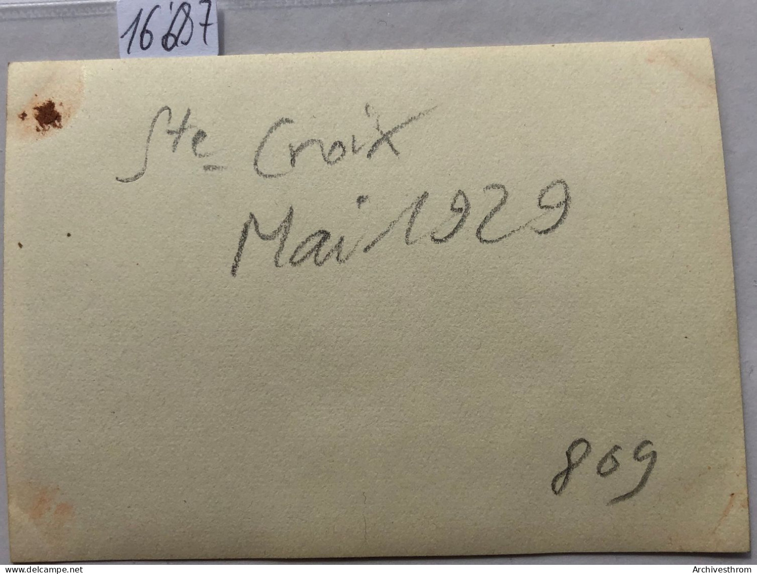 Sainte-Croix - Mai 1929 (16'687) - Sainte-Croix 