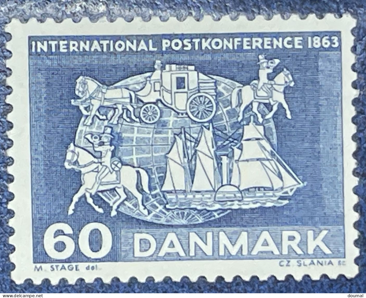 Centenary Of The First International Postal Conference In Paris - Unused Stamps