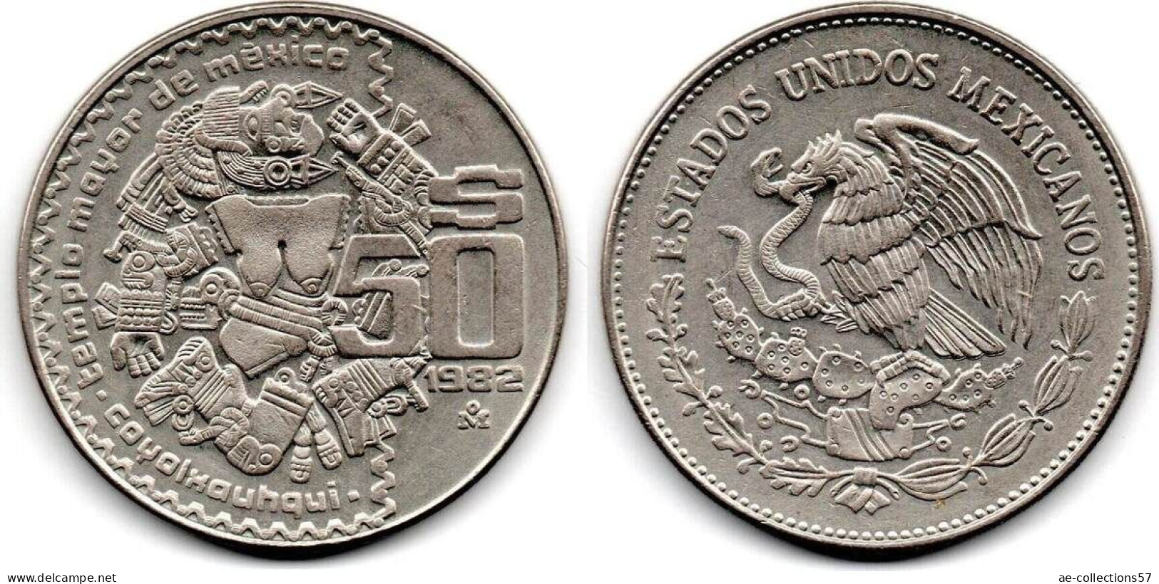 MA 35201 / Mexique 50 Pesos 1982 TTB+ - México