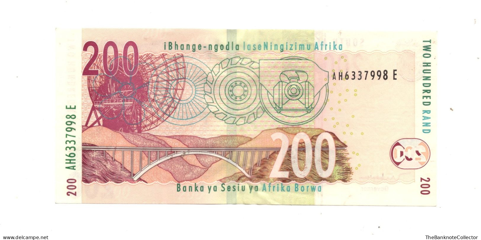 South Africa 200 Rands ND 2005 P-132 AUNC - South Africa