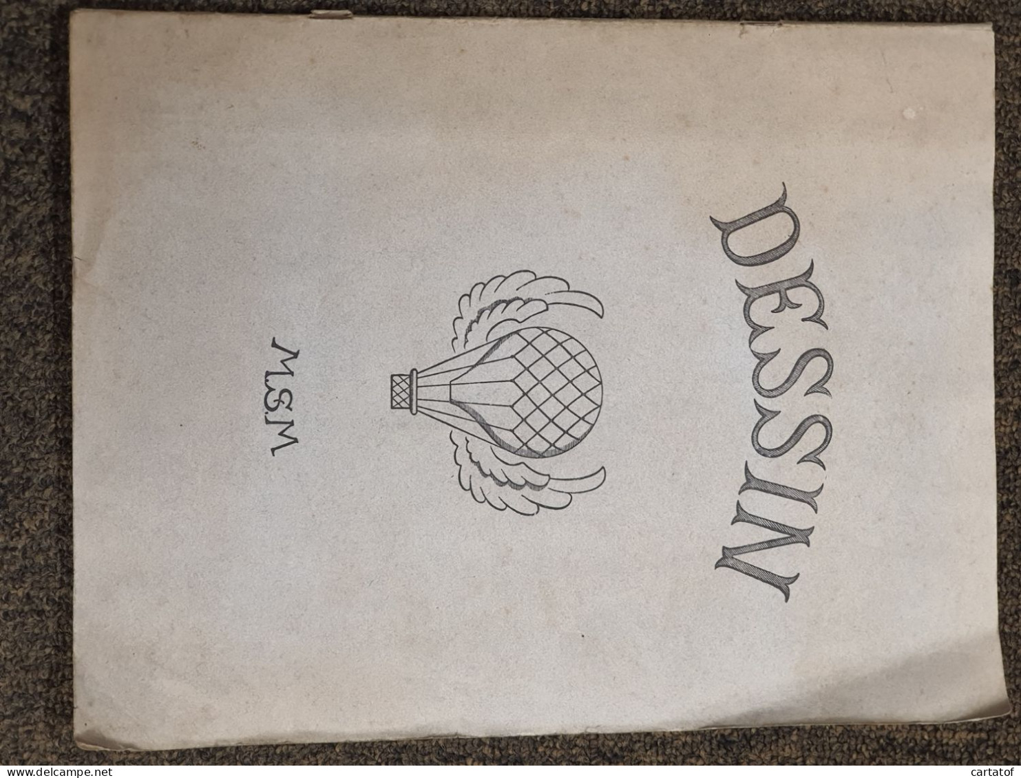 Pour Cinéphile averti ! Cahier de dessin utilisé comme mémoire des sorties de films début années 50