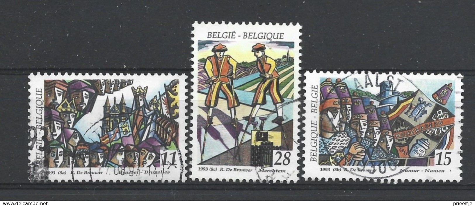Belgie 1993 Folklore OCB 2509/2511 (0) - Gebruikt