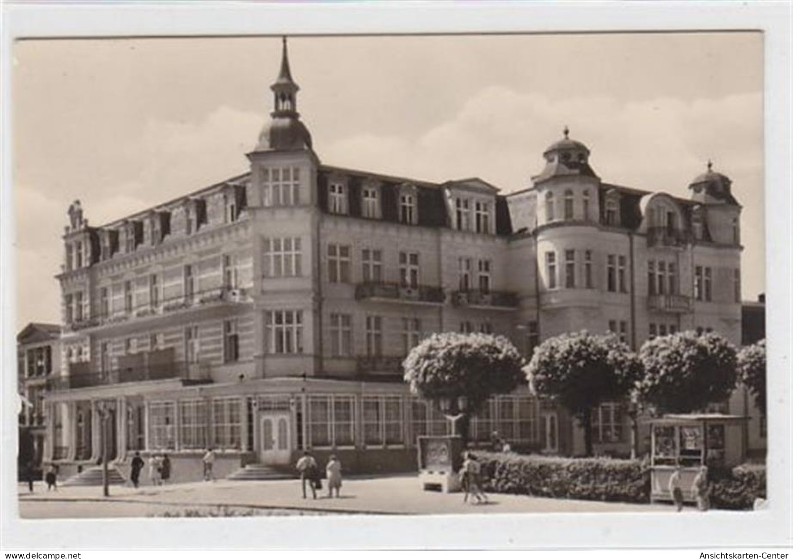 39041302 - Ostseebad Zinnowitz / Usedom Mit Erholungsheim Glueckauf. FDGB-Feriendienst IG Wismut Gelaufen 1963. Leichte - Zinnowitz