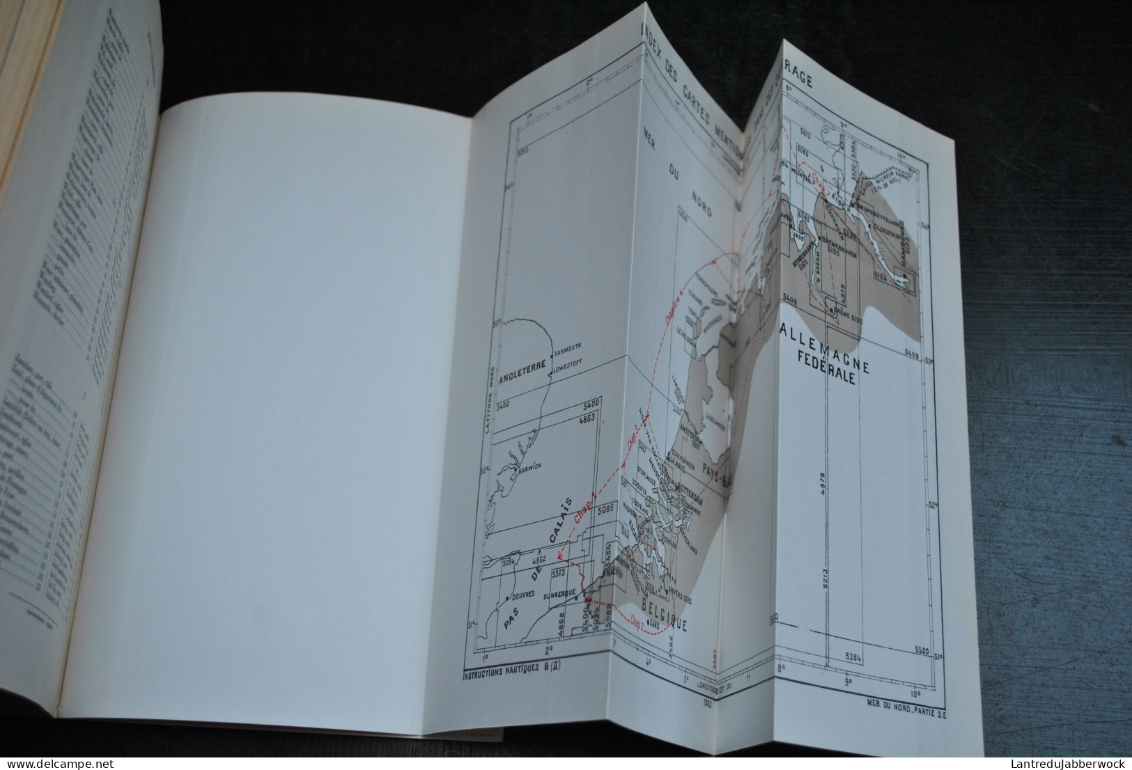 Instructions Nautiques Mer Du Nord Partie Sud-est De La Frontière Franco-belge Au Nord De L'Elbe 1963 + Corrections 1975 - Boats