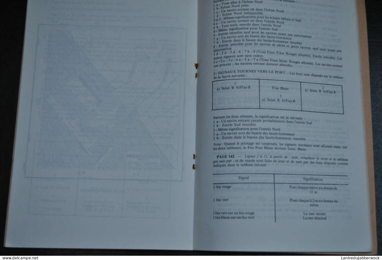 Instructions Nautiques Mer Du Nord Partie Sud-est De La Frontière Franco-belge Au Nord De L'Elbe 1963 + Corrections 1975 - Barche