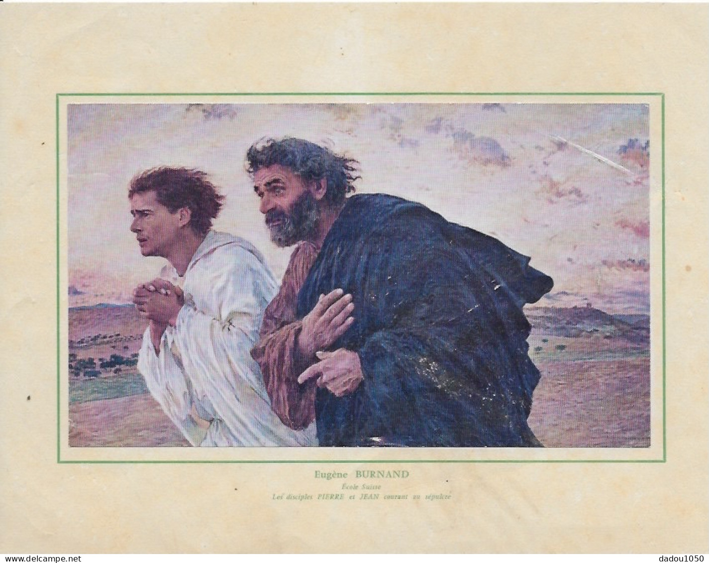 Les Disciples Pierre Et Paul Courant Au Sépulcre - Altri & Non Classificati