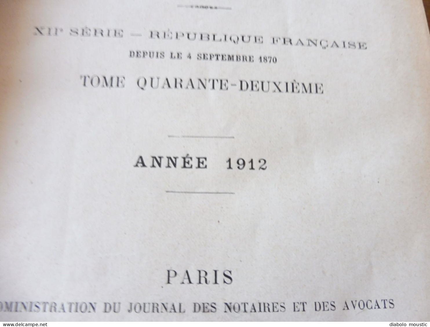 1912  RECUEIL Des LOIS ,dont Aussi Sur Les Répression Des Fraudes  ; Etc - Decretos & Leyes