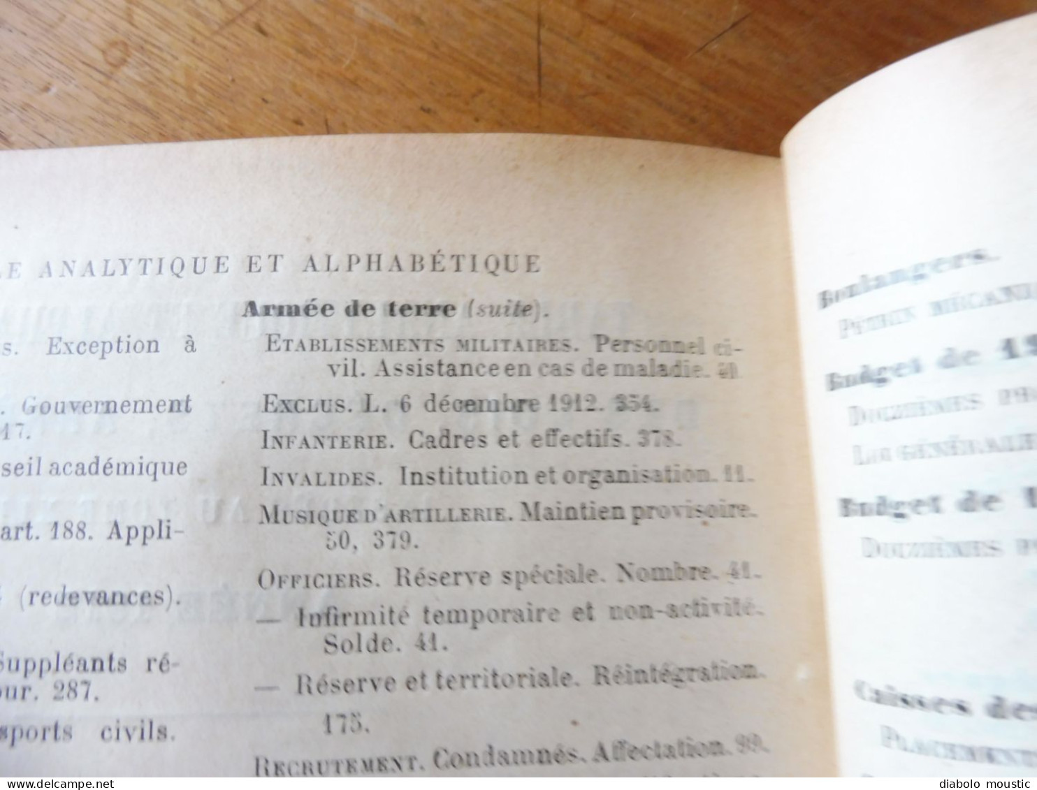 1912  RECUEIL des LOIS ,dont aussi sur les répression des fraudes  ; Etc