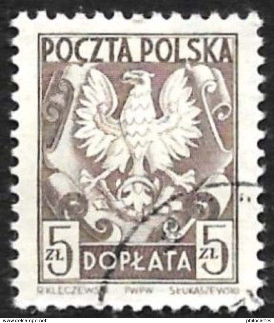 POLOGNE  1950 -  Service 119 -  Oblitéré - Servizio