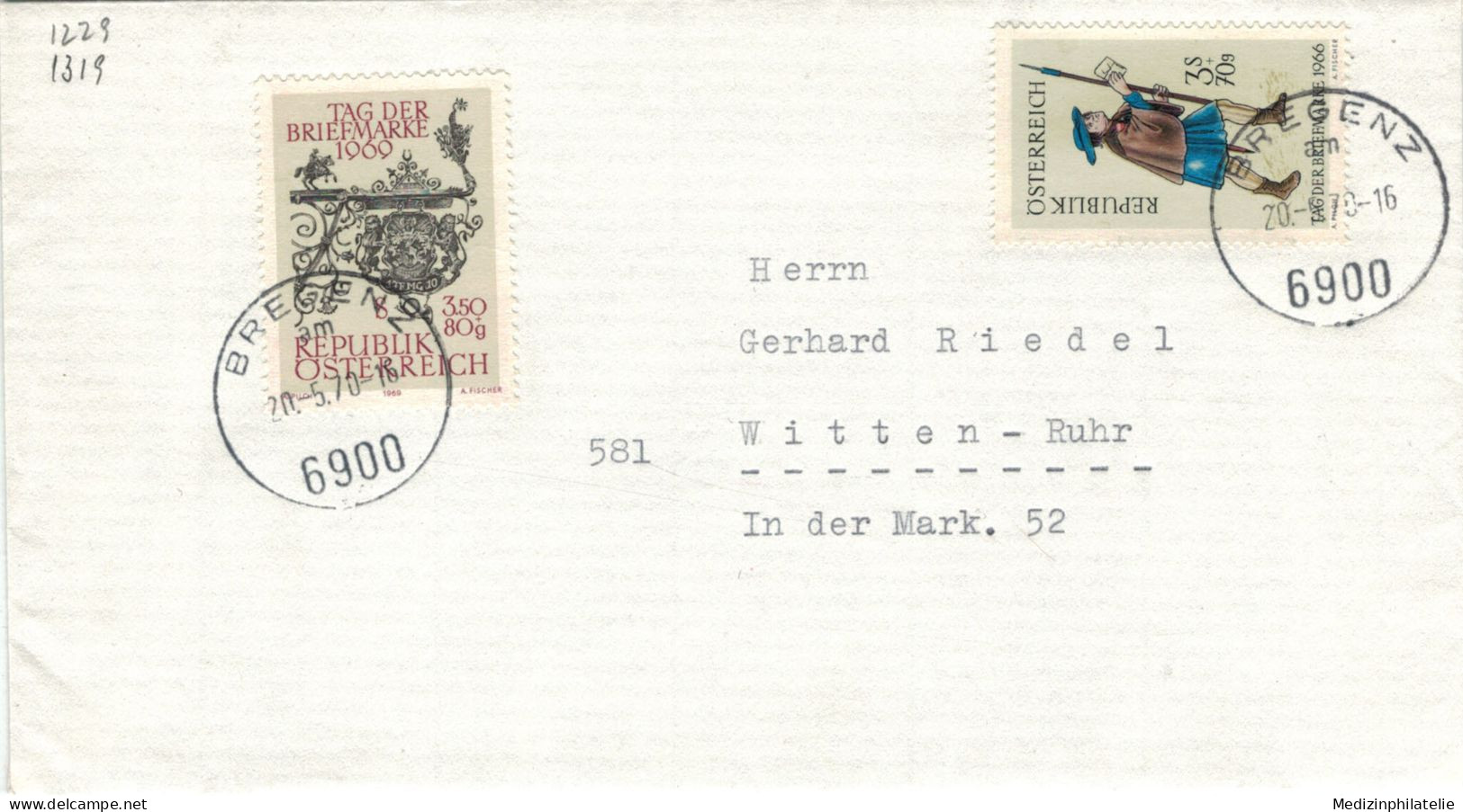 Tag Der Briefmarke 1966 1969 Österreich - Correo Postal