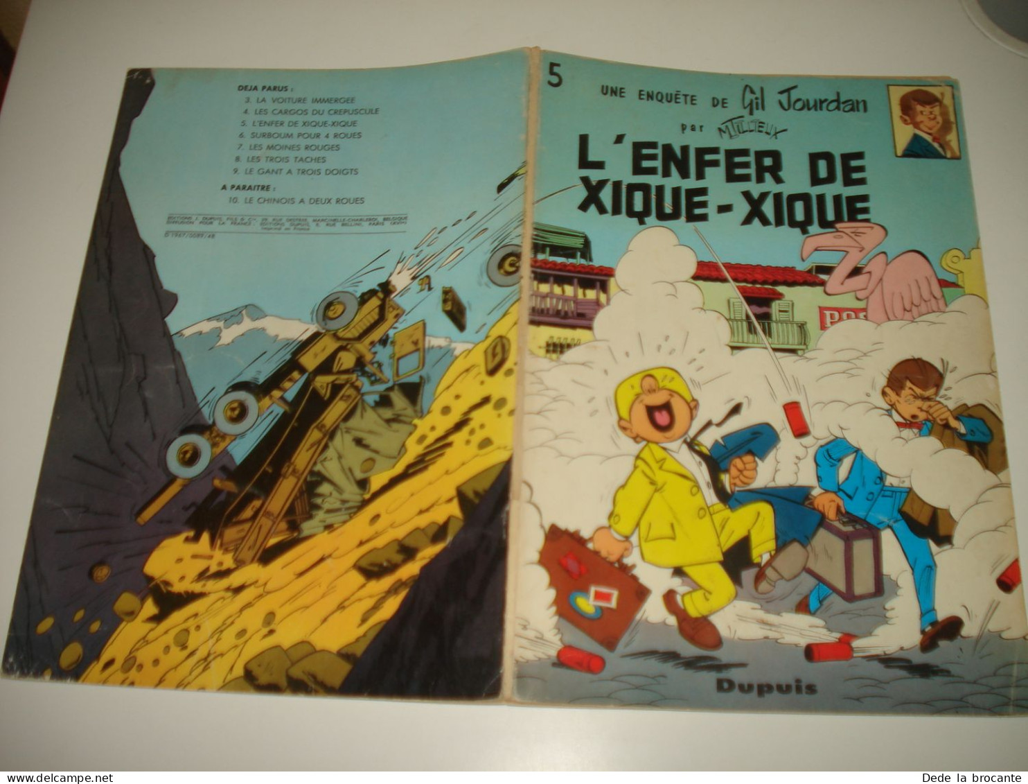 C54 / Gil Jourdan N° 5  " L'enfer De Xique-xique  " Réédition  1967 - Petit Prix - Gil Jourdan