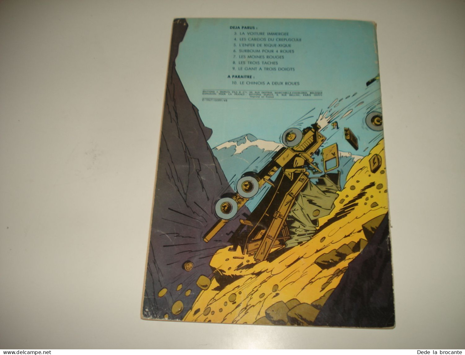 C54 / Gil Jourdan N° 5  " L'enfer de xique-xique  " Réédition  1967 - Petit prix