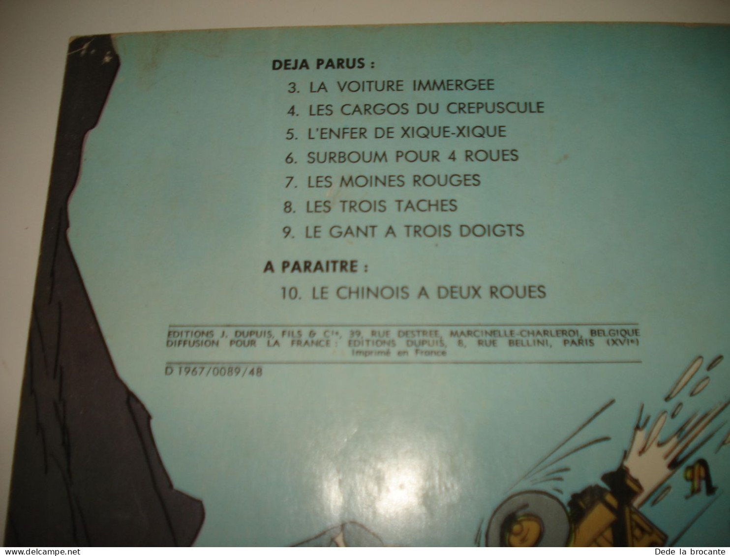 C54 / Gil Jourdan N° 5  " L'enfer de xique-xique  " Réédition  1967 - Petit prix