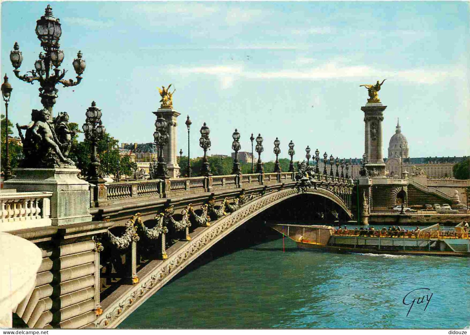75 - Paris - Pont Alexandre III - Bateau Promenade - CPM - Voir Scans Recto-Verso - Bridges