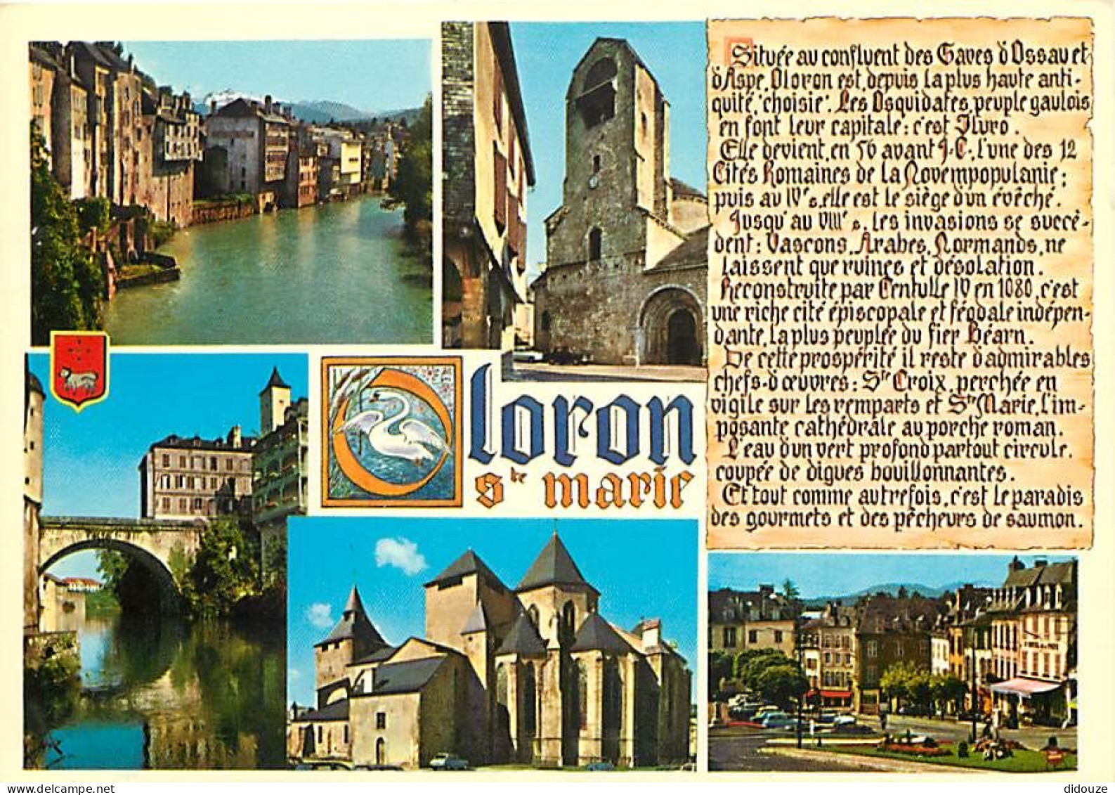 64 - Oloron Sainte Marie - Multivues - Blasons - Carte Collection D'Art Pyrénéen - Carte Neuve - CPM - Voir Scans Recto- - Oloron Sainte Marie