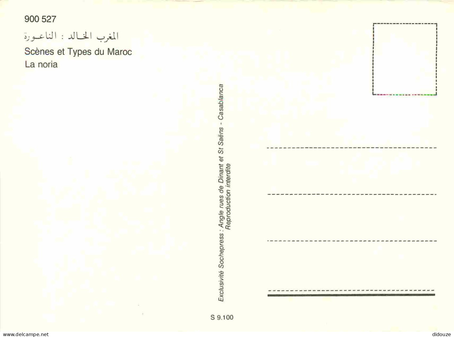 Maroc - Folklore - Scènes Et Types - La Noria - Anes - CPM - Carte Neuve - Voir Scans Recto-Verso - Other & Unclassified