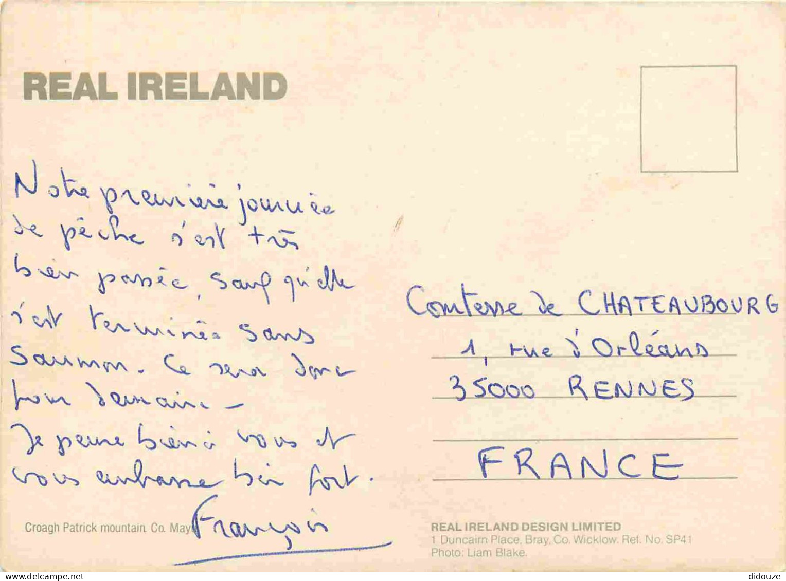 Irlande - Crough Patrick Mountain - Thatched Cottage - Real Ireland Card - CPM - Voir Scans Recto-Verso - Other & Unclassified