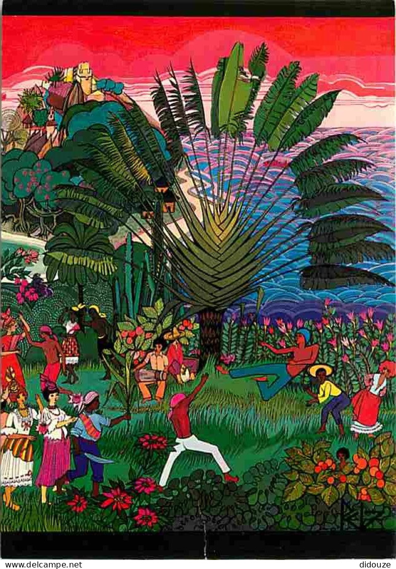 Antilles - Antilles Francaise - L'arbre Du Voyageur - Dessin - CPM - Voir Scans Recto-Verso - Sonstige & Ohne Zuordnung