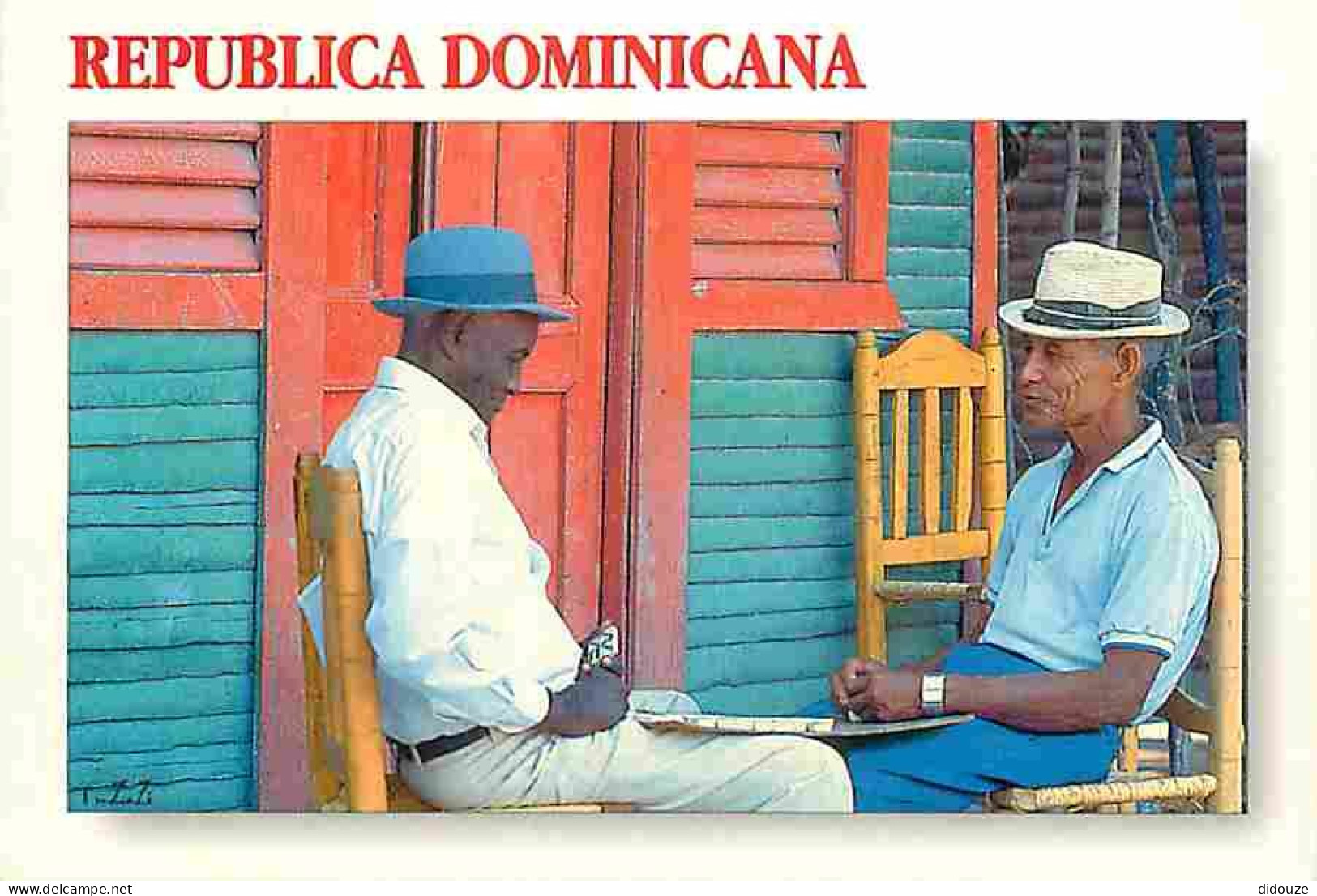 République Dominicaine - Jugadores De Domino - Joueurs De Domino - Carte Neuve - CPM - Voir Scans Recto-Verso - Dominicaanse Republiek