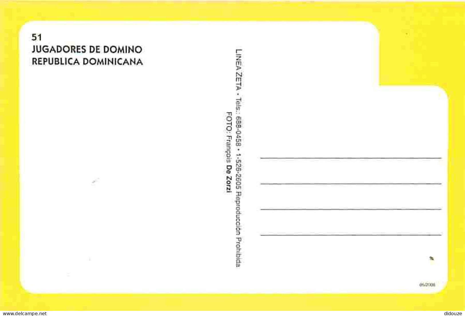 République Dominicaine - Jugadores De Domino - Joueurs De Domino - Carte Neuve - CPM - Voir Scans Recto-Verso - Dominicaanse Republiek