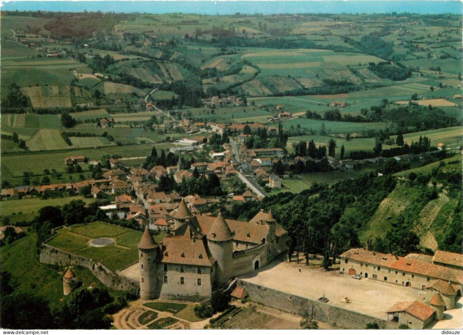 38 - Virieu - Le Château - Vue Aérienne - CPM - Carte Neuve - Voir Scans Recto-Verso - Virieu