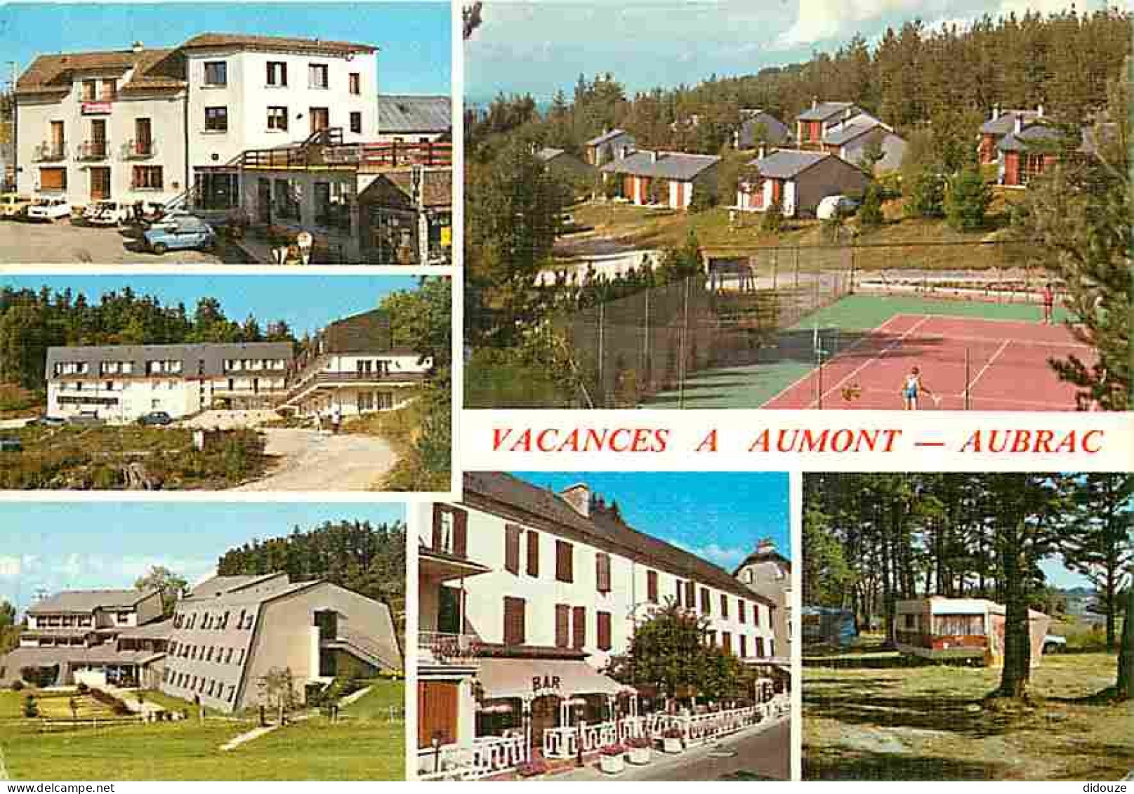 48 - Aumont Aubrac - Multivues - Tennis - CPM - Voir Scans Recto-Verso - Aumont Aubrac