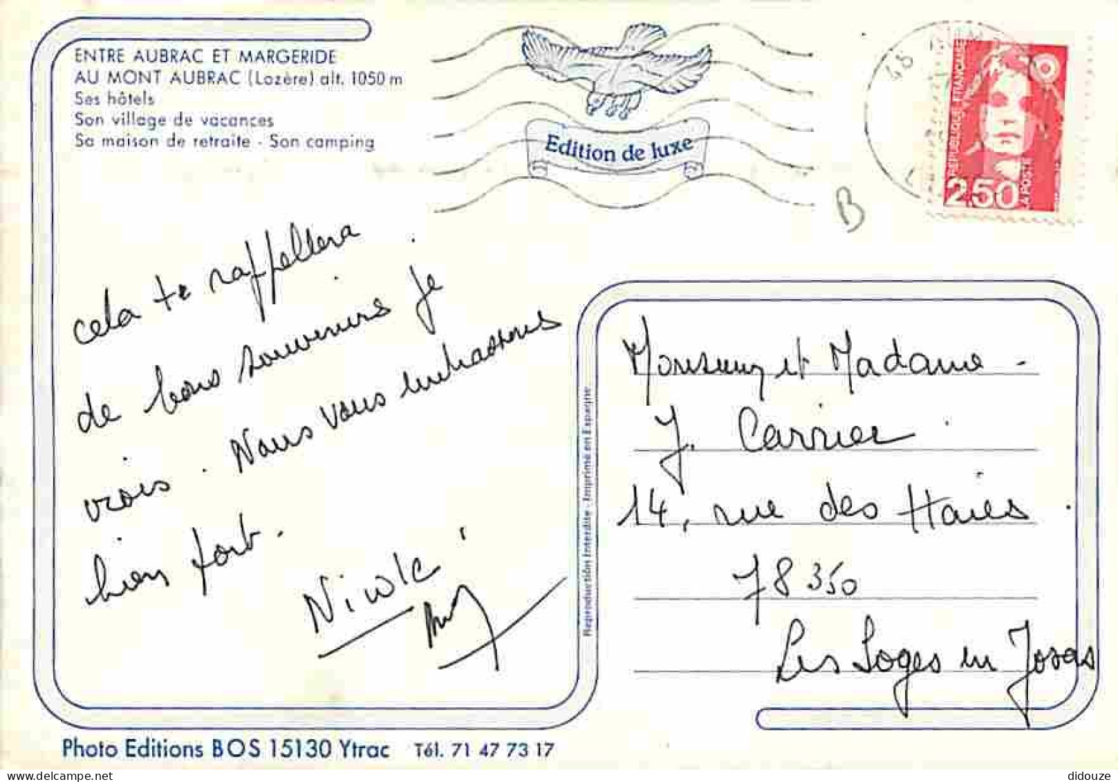 48 - Aumont Aubrac - Multivues - Tennis - CPM - Voir Scans Recto-Verso - Aumont Aubrac