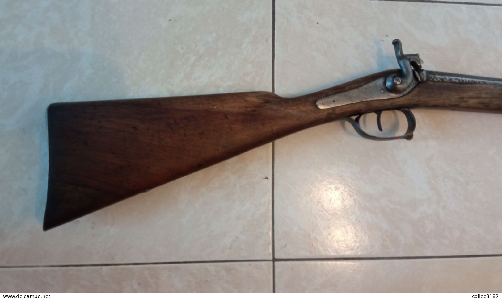 FUSIL DE CHASSE A PISTON A POUDRE NOIRE