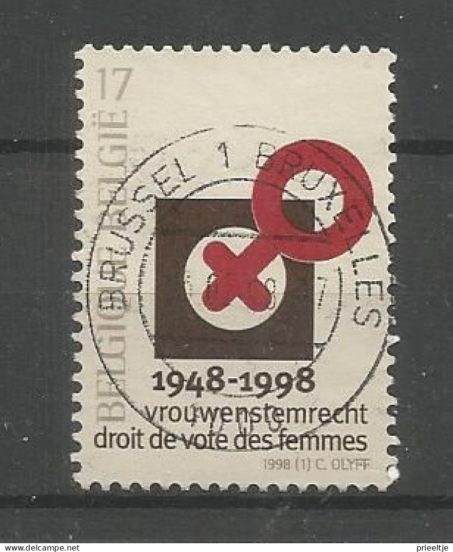 Belgie 1998 50 Y. Women's Vote OCB 2734 (0) - Oblitérés
