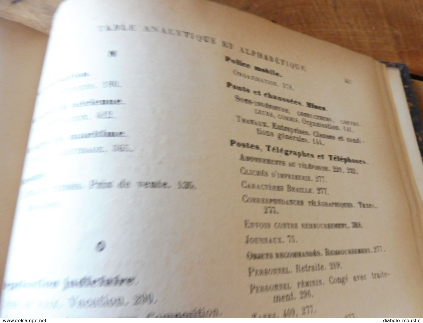 1911  RECUEIL des LOIS ,dont aussi sur les conventions d'extraditions des malfaiteurs fugitifs, Etc ; Etc