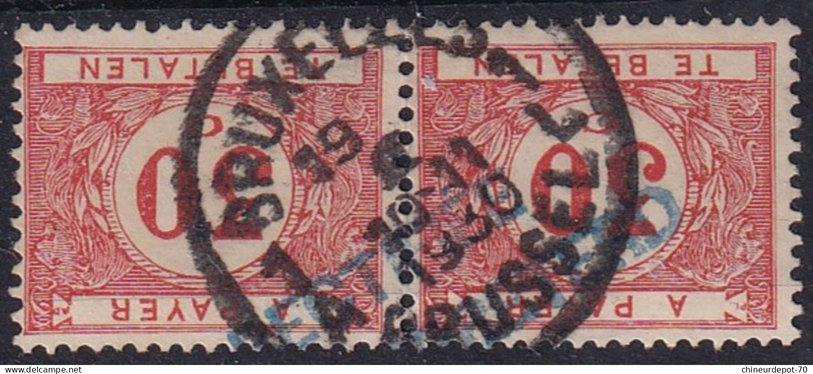 Taxe En Paire Bruxelles Brussel - Timbres