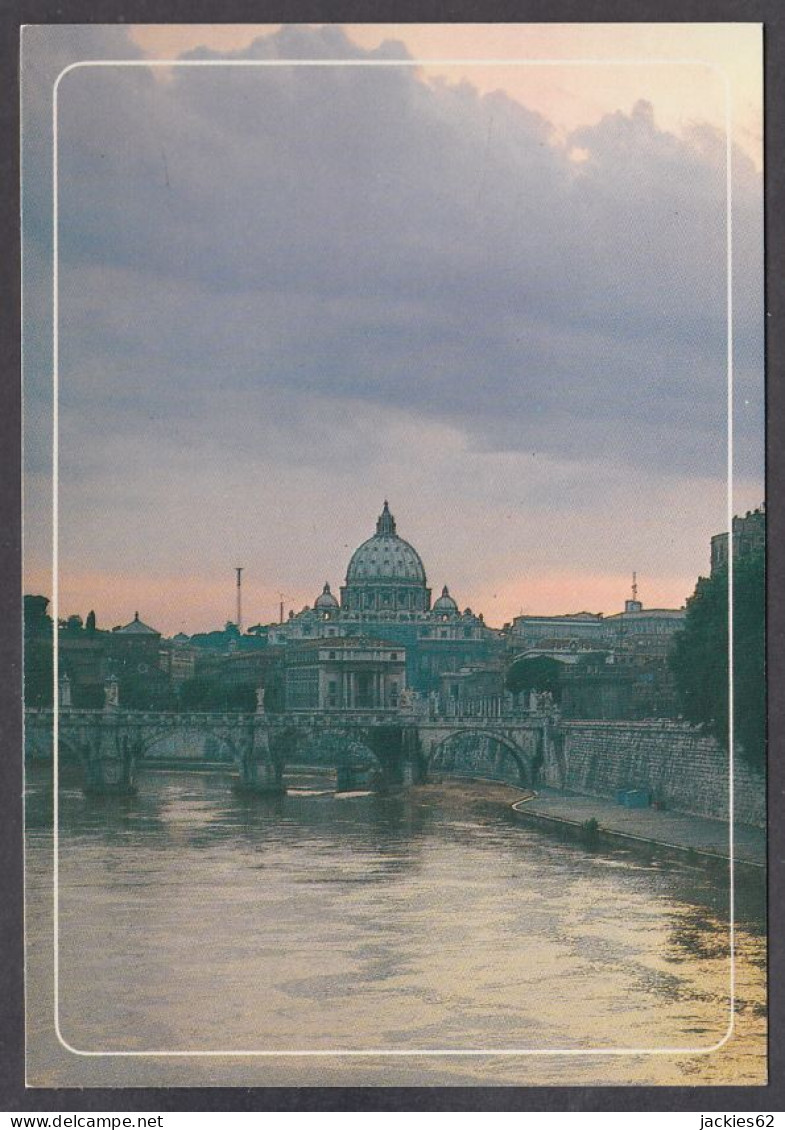 126636/ ROMA, Il Tevere E La Cupola Di San Pietro - Fiume Tevere