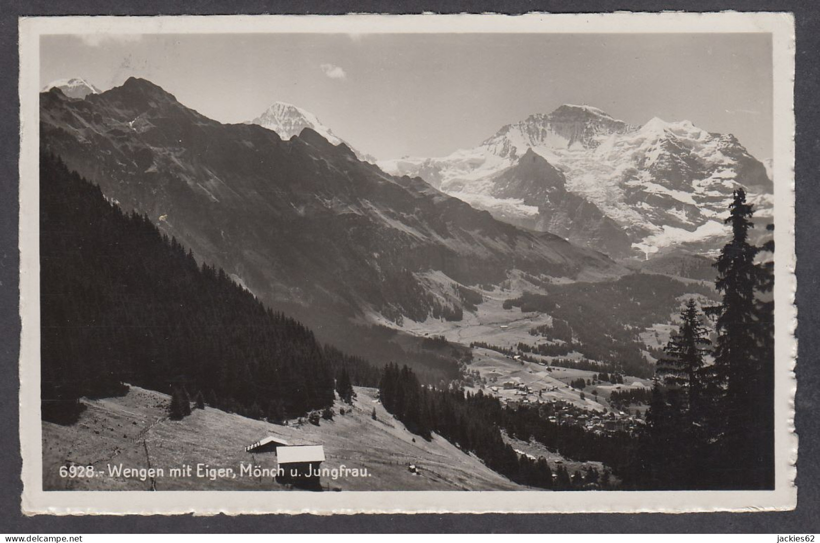 109411/ WENGEN Mit Eiger, Mönch Und Jungfrau - Wengen