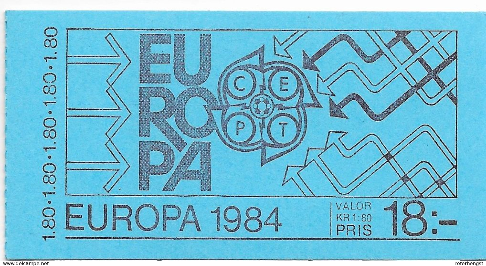 Sweden Mnh ** 1984 Cept Europa 5 Euros - 1981-..