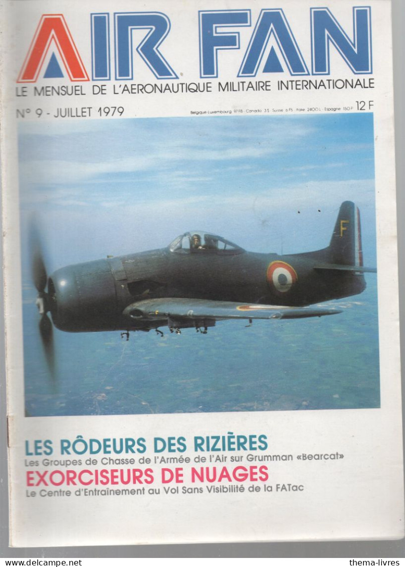 AIR FAN (mensuel De L'aéronautique Militaire)  N°9 Juillet 1979  (CAT4082 / 09) - Avion