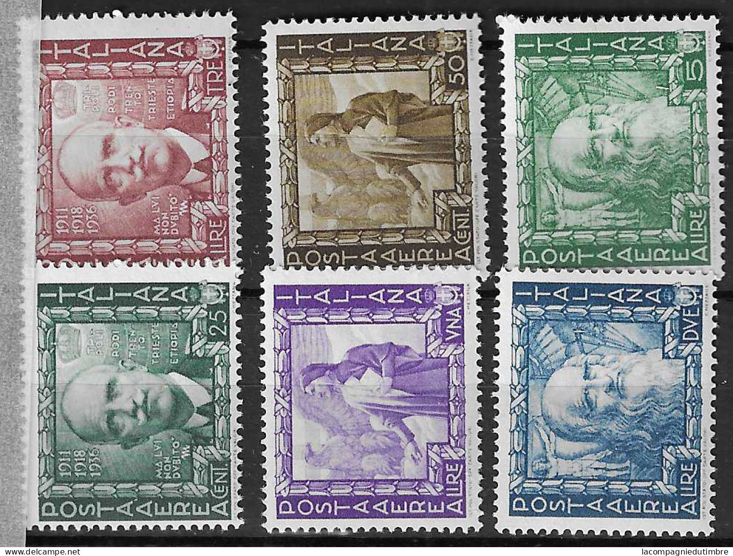 Italie PA YT N° 107/112 Neufs ** MNH. TB - Correo Aéreo