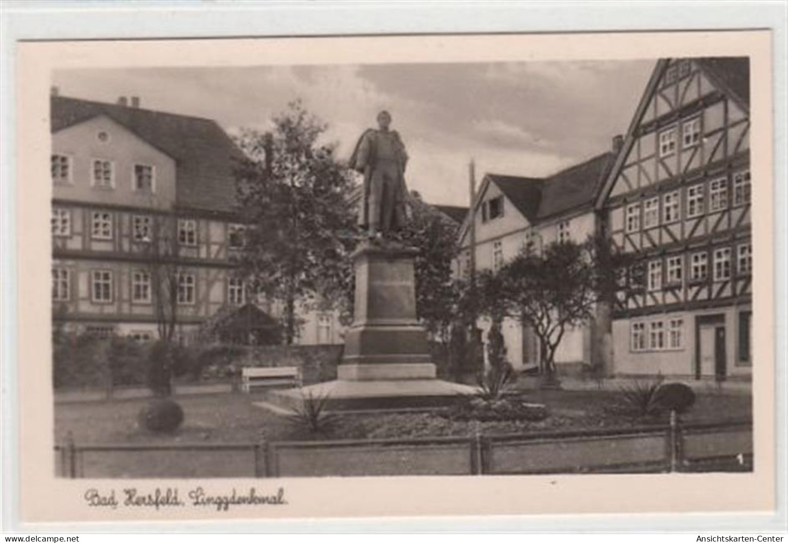 39094202 - Bad Hersfeld.  Ein Blick Auf Das Lingg Denkmal Ungelaufen  Gute Erhaltung. - Bad Hersfeld