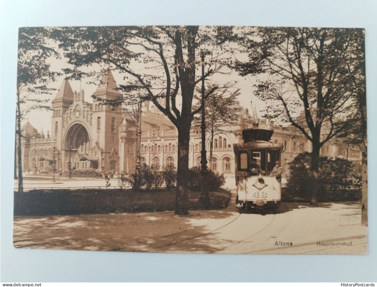 Hamburg-Altona, Hauptbahnhof, Elektrische Strassenbahn, 1910 - Altona